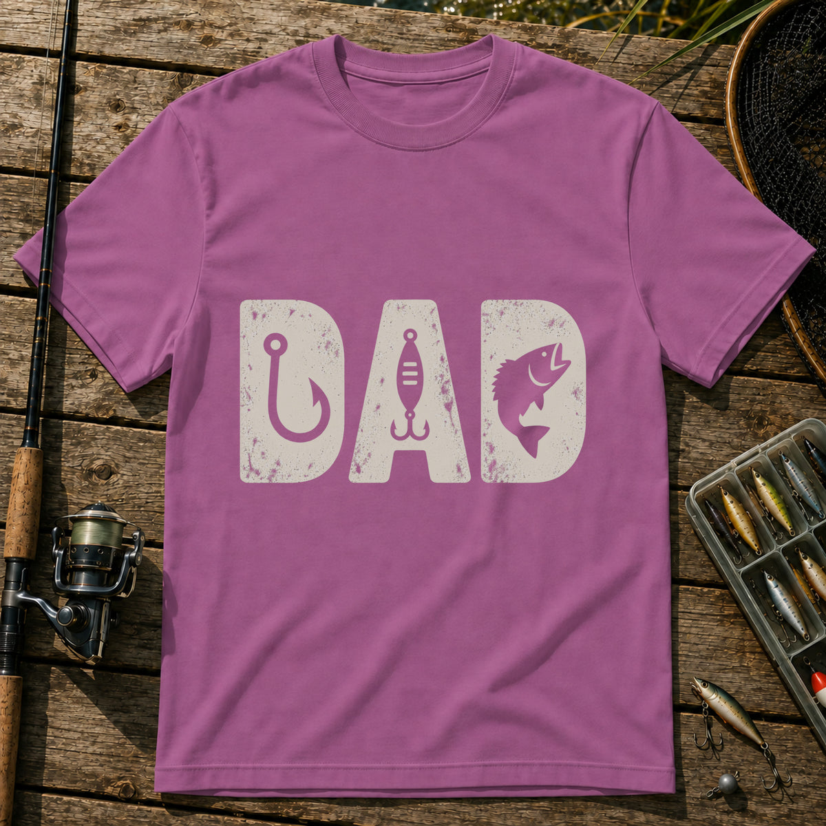 Dad T-Shirt in Berry