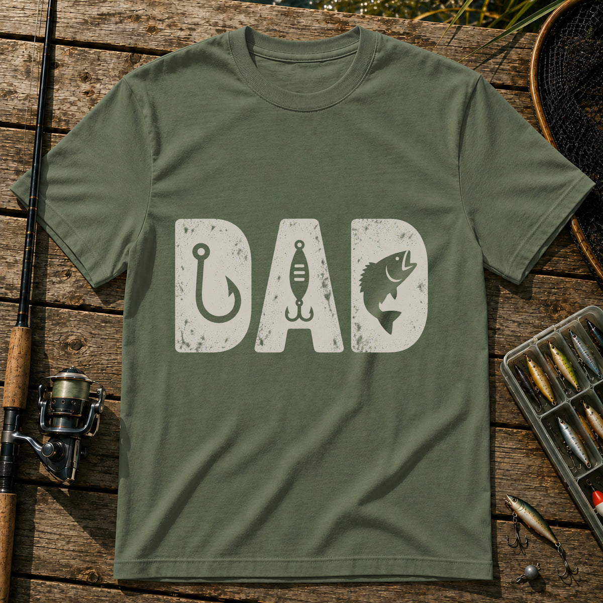 Dad T-Shirt in Military
