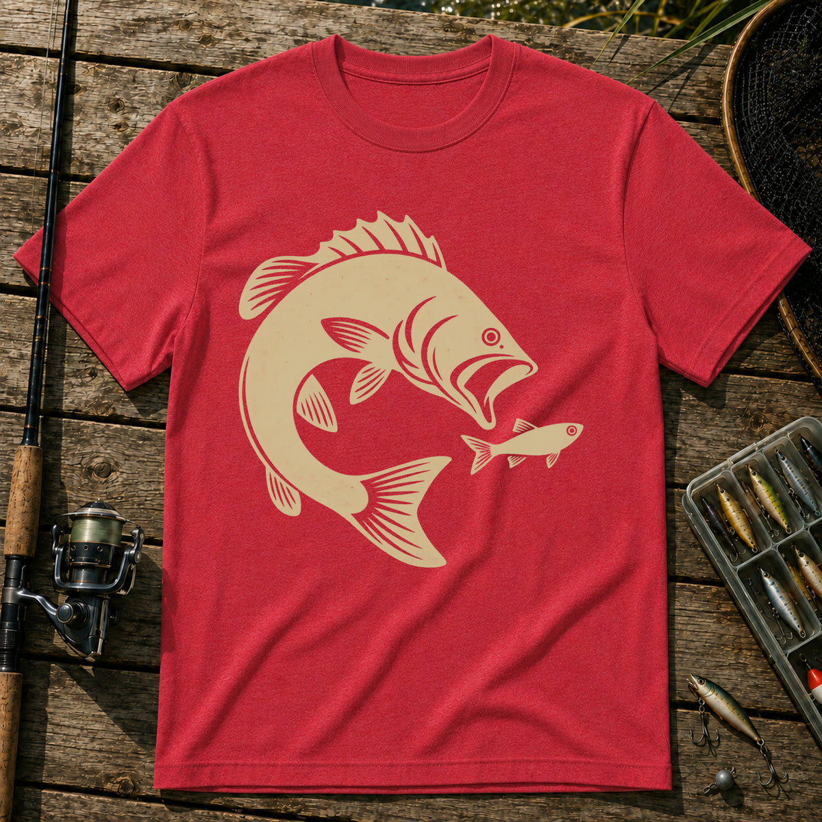Big Fish T-Shirt in Red
