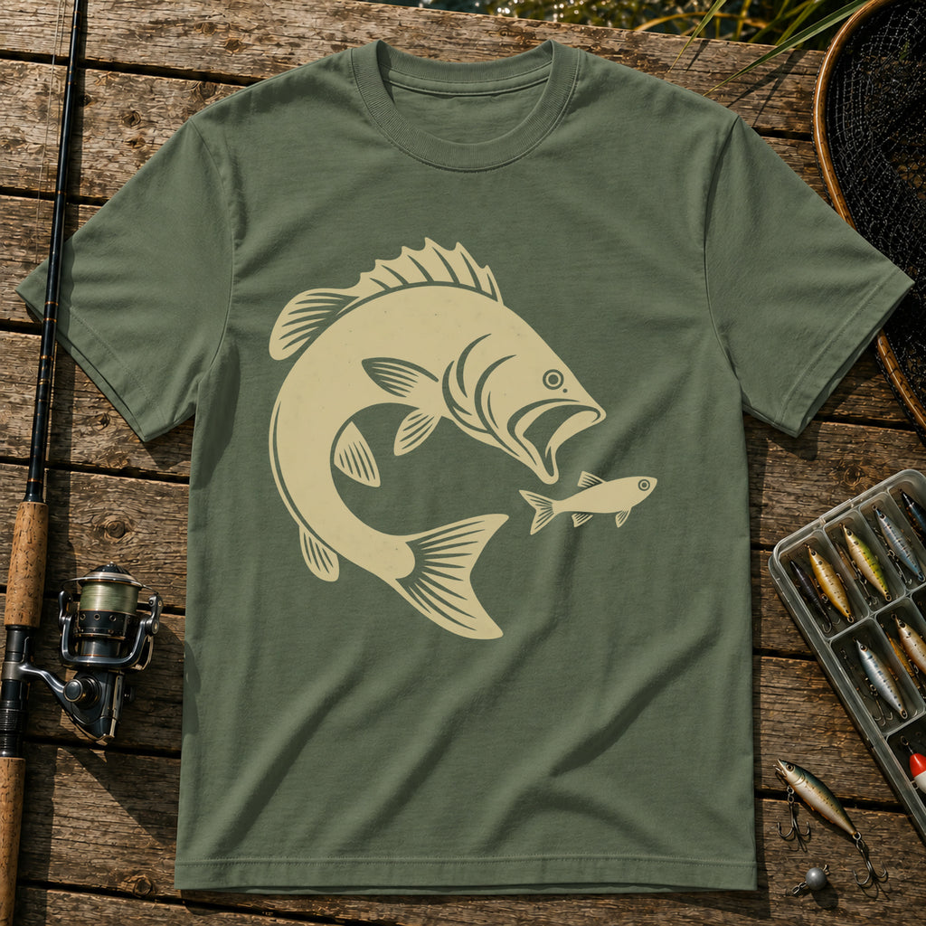 Big Fish T-Shirt in Military