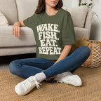 Wake Fish Eat Repeat T-Shirt