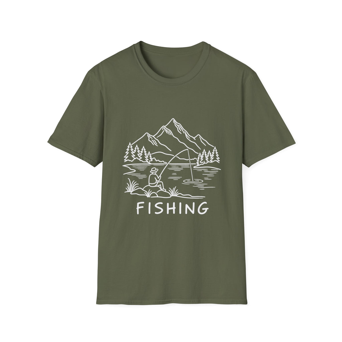 Fishing Landscape T-Shirt