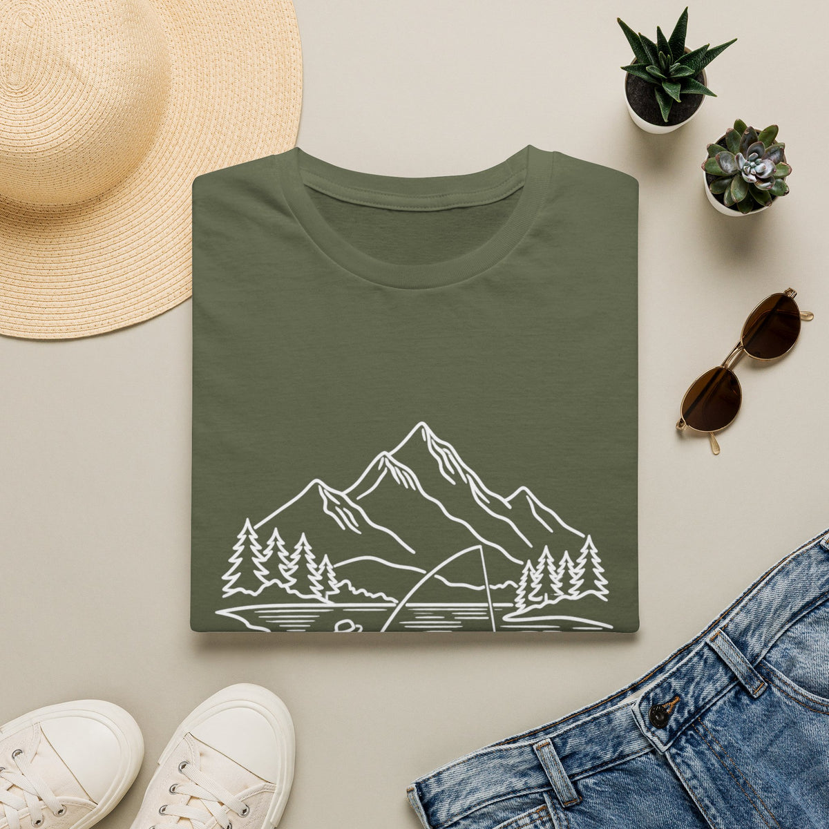Fishing Landscape T-Shirt