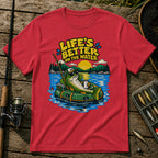 Life on Water T-Shirt in Red