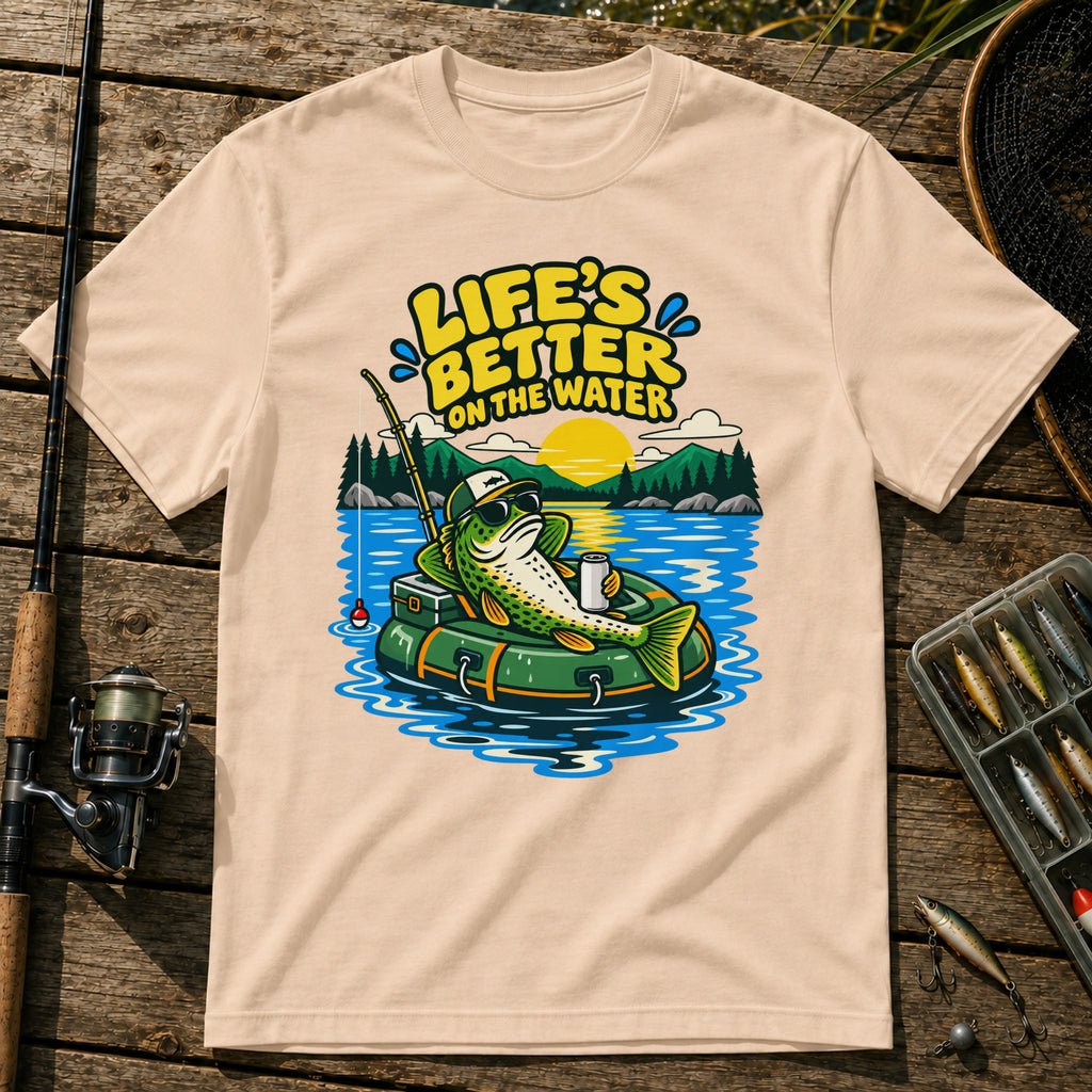 Life on Water T-Shirt in Cream