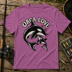 Orca Love T-Shirt in Berry