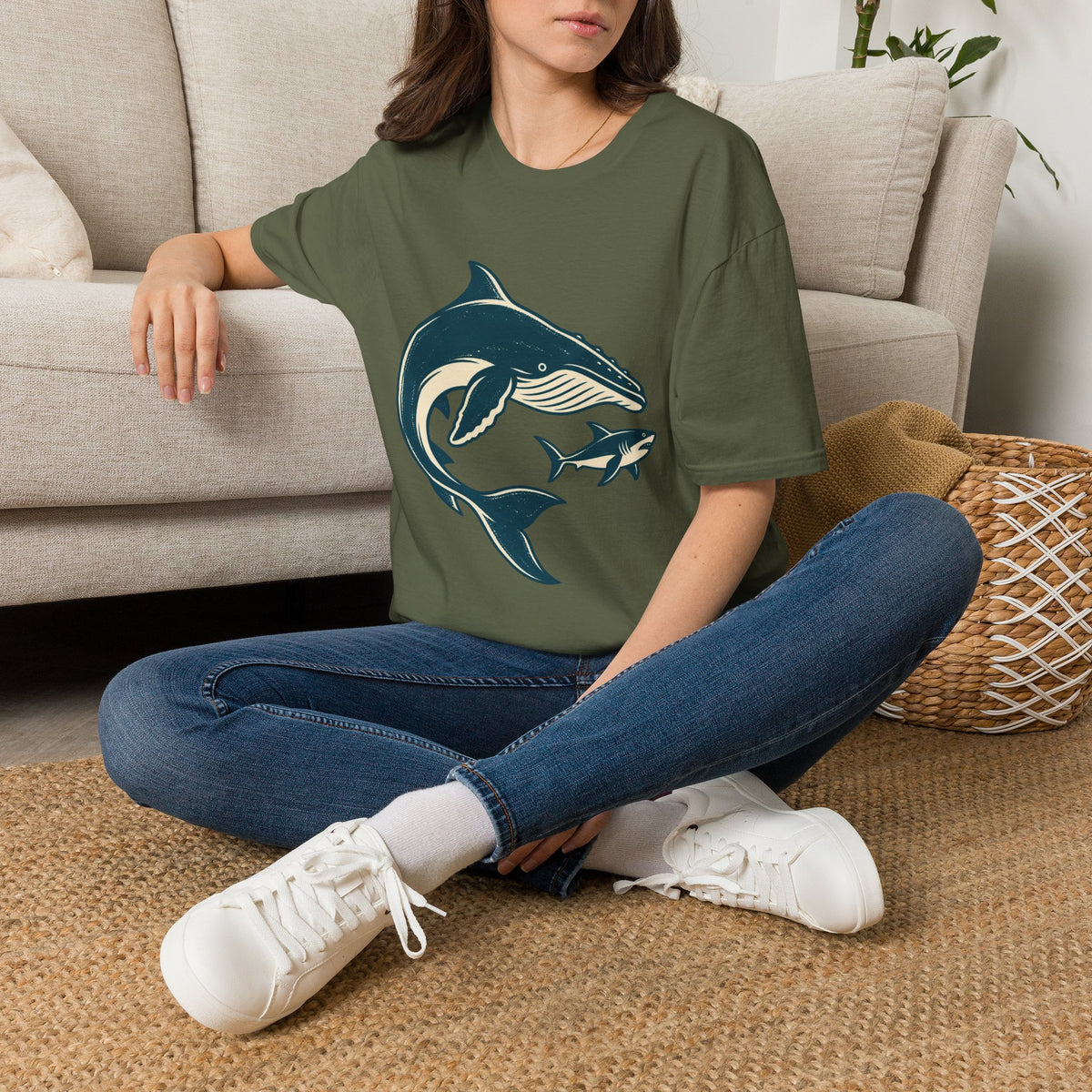 Whale And Shark T-Shirt