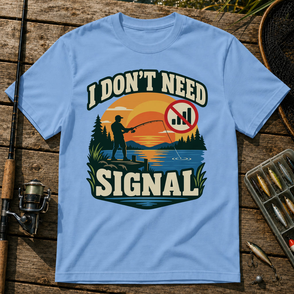 No Signal T-Shirt in Blue