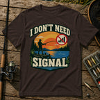 No Signal T-Shirt in Brown