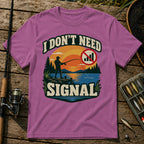 No Signal T-Shirt in Berry