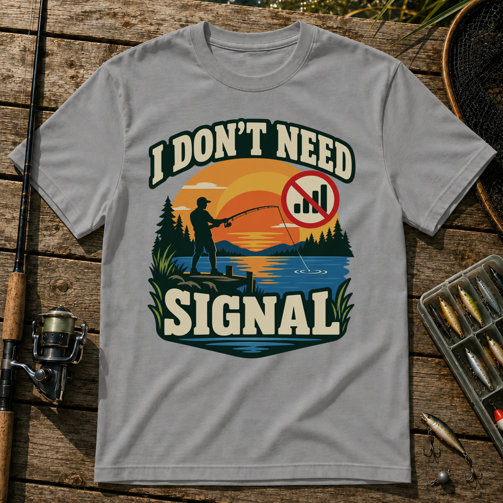 No Signal T-Shirt in Grey