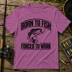 Born To Fish T-Shirt in Berry