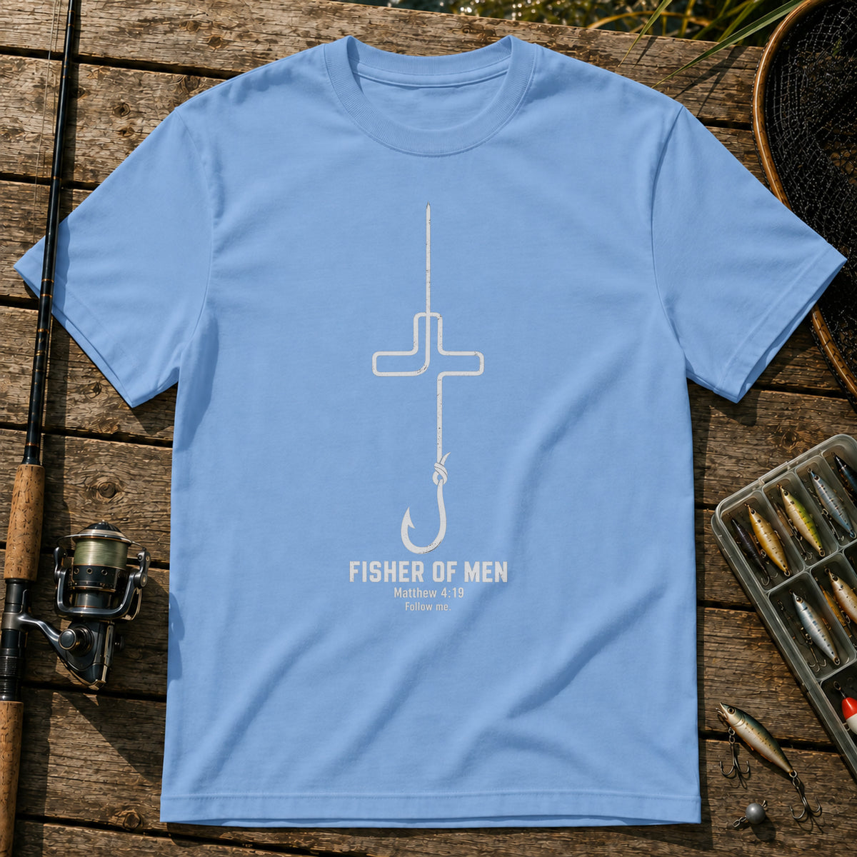 Fisher Of Men T-Shirt in Blue
