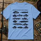 Fish Of USA T-Shirt in Blue