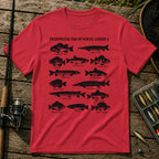 Fish Of USA T-Shirt in Red