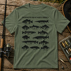 Fish Of USA T-Shirt in Military