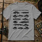 Fish Of USA T-Shirt in Grey
