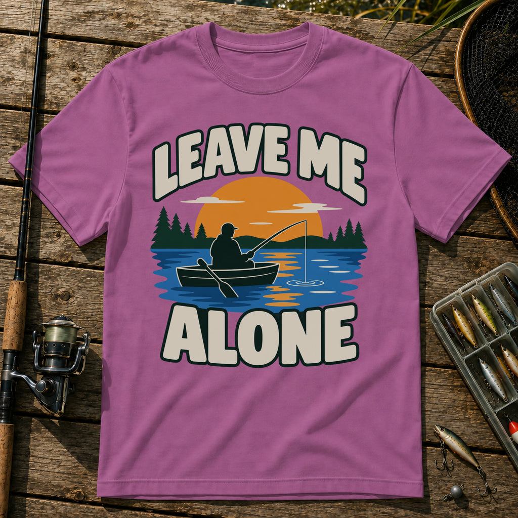 Fisher Leave Alone T-Shirt in Berry