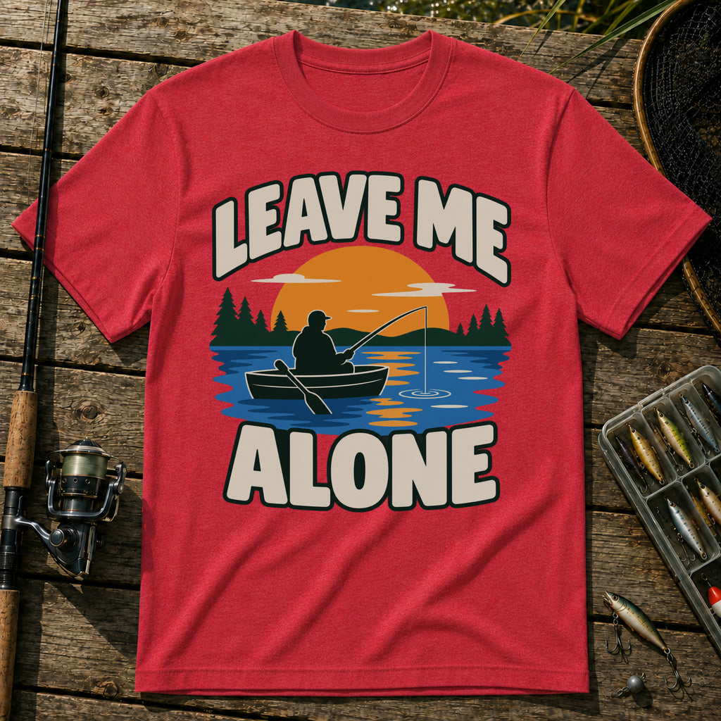 Fisher Leave Alone T-Shirt in Red