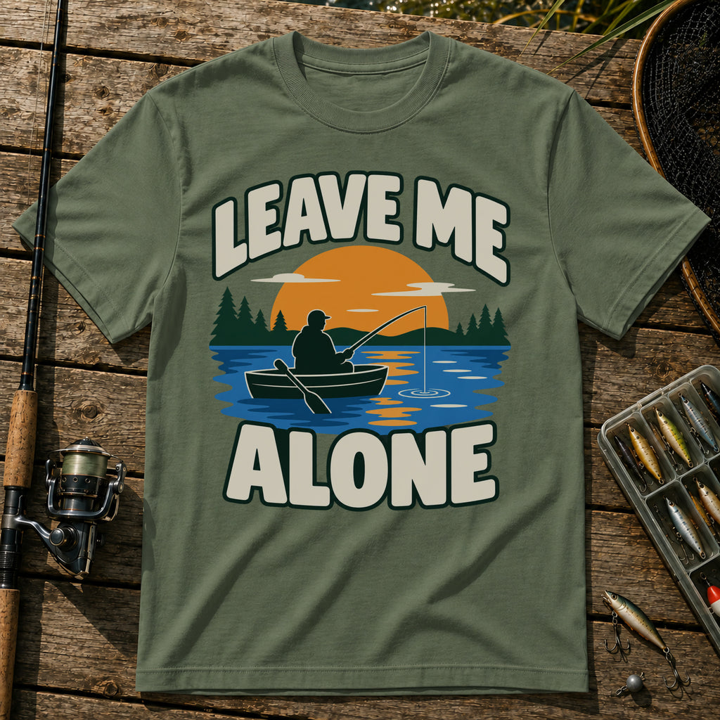 Fisher Leave Alone T-Shirt in Military
