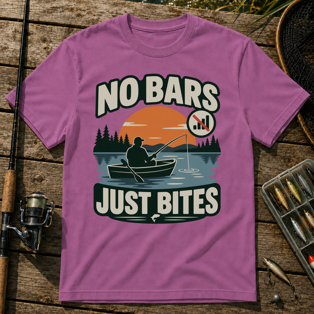Just Bites T-Shirt in Berry