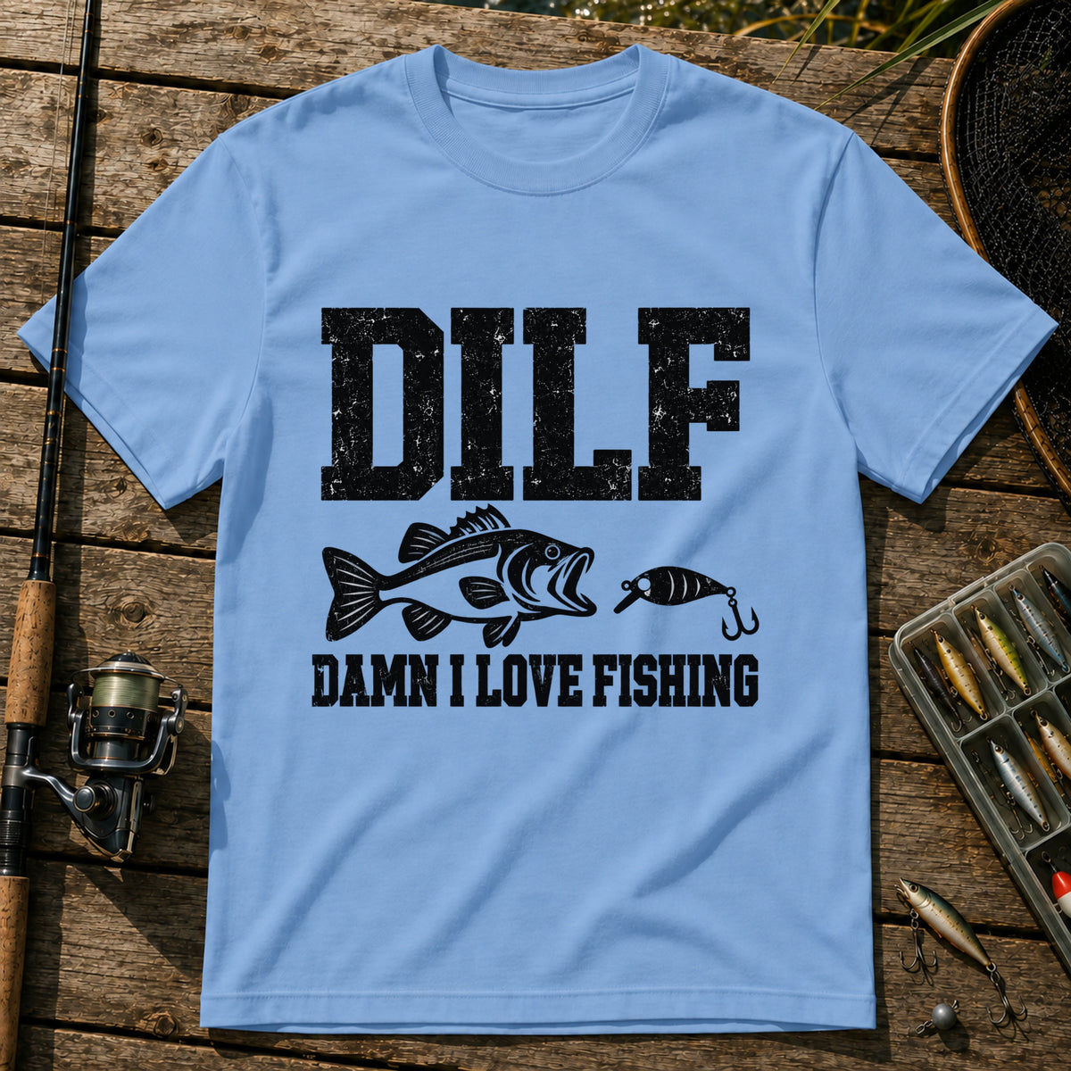Dilf T-Shirt in Blue