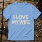 Dosn't Ask T-Shirt in Blue