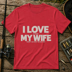 Dosn't Ask T-Shirt in Red