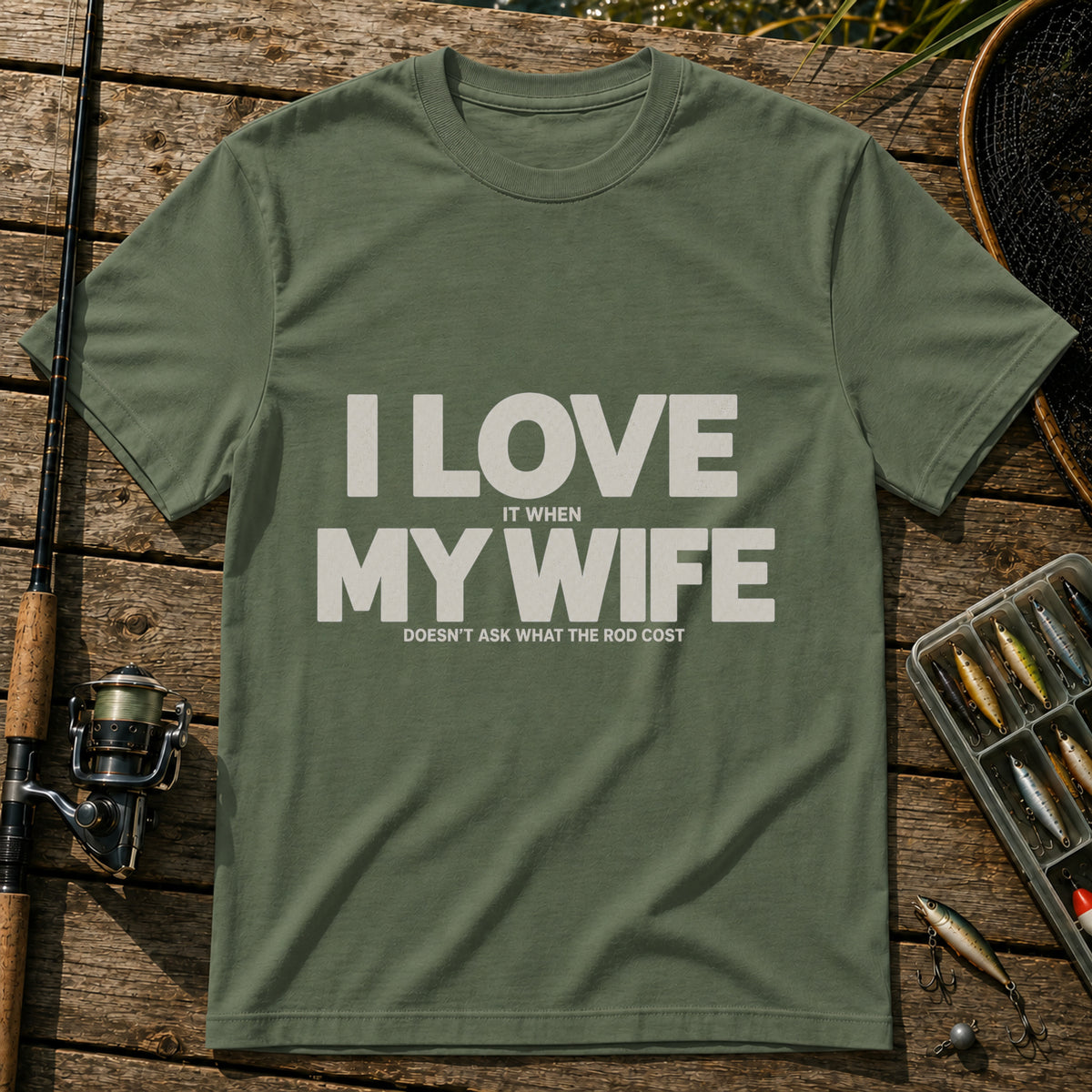 Dosn't Ask T-Shirt in Military