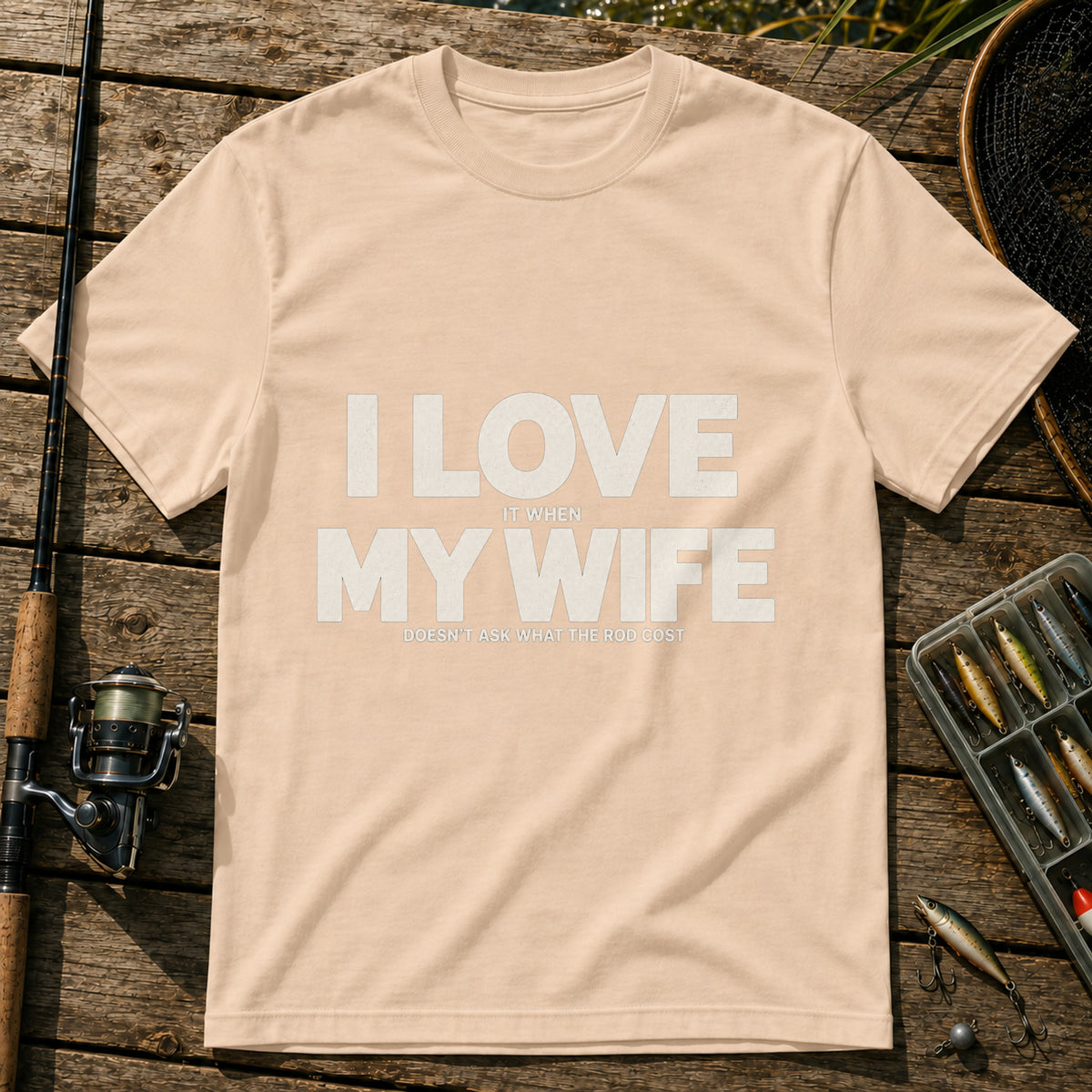 Dosn't Ask T-Shirt in Cream
