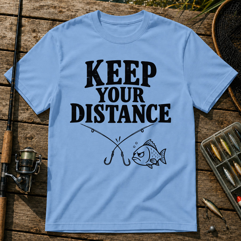 Keep Distance T-Shirt in Blue