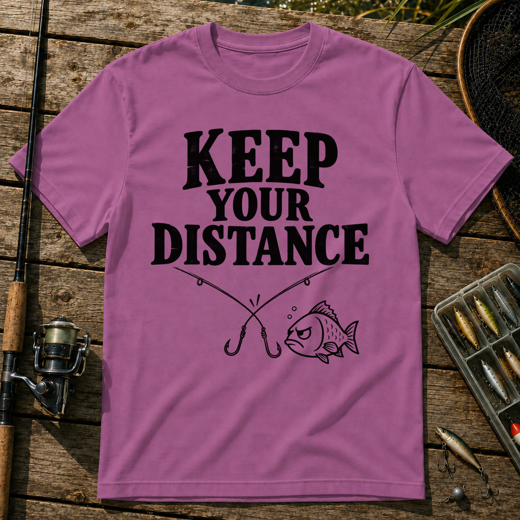 Keep Distance T-Shirt in Berry