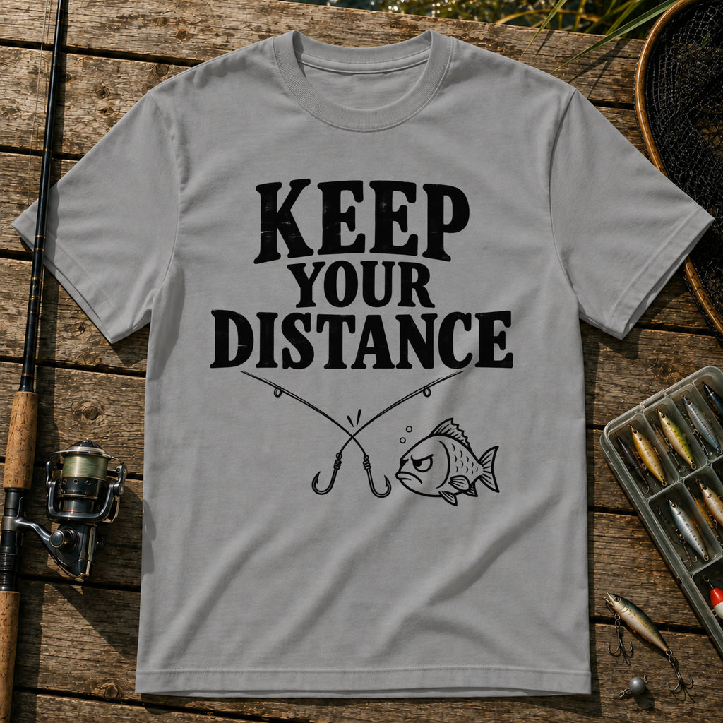 Keep Distance T-Shirt in Grey