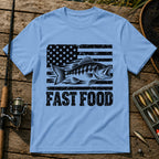 Fast Food US T-Shirt in Blue