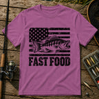 Fast Food US T-Shirt in Berry