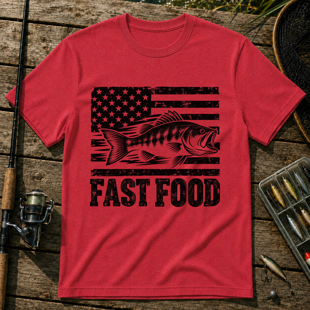 Fast Food US T-Shirt in Red