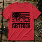 Fast Food US T-Shirt in Red