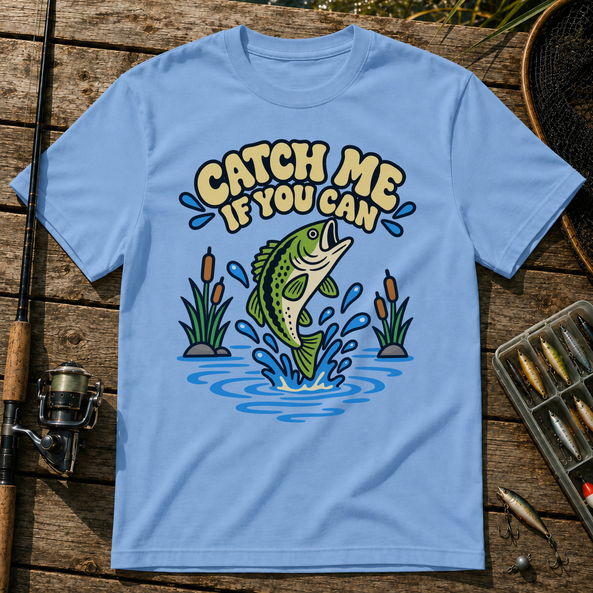 Catch Me T-Shirt in Blue
