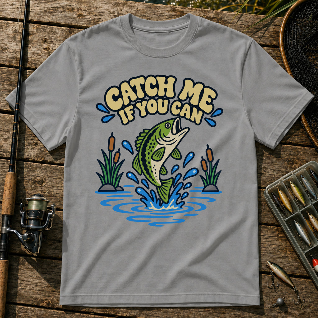 Catch Me T-Shirt in Grey