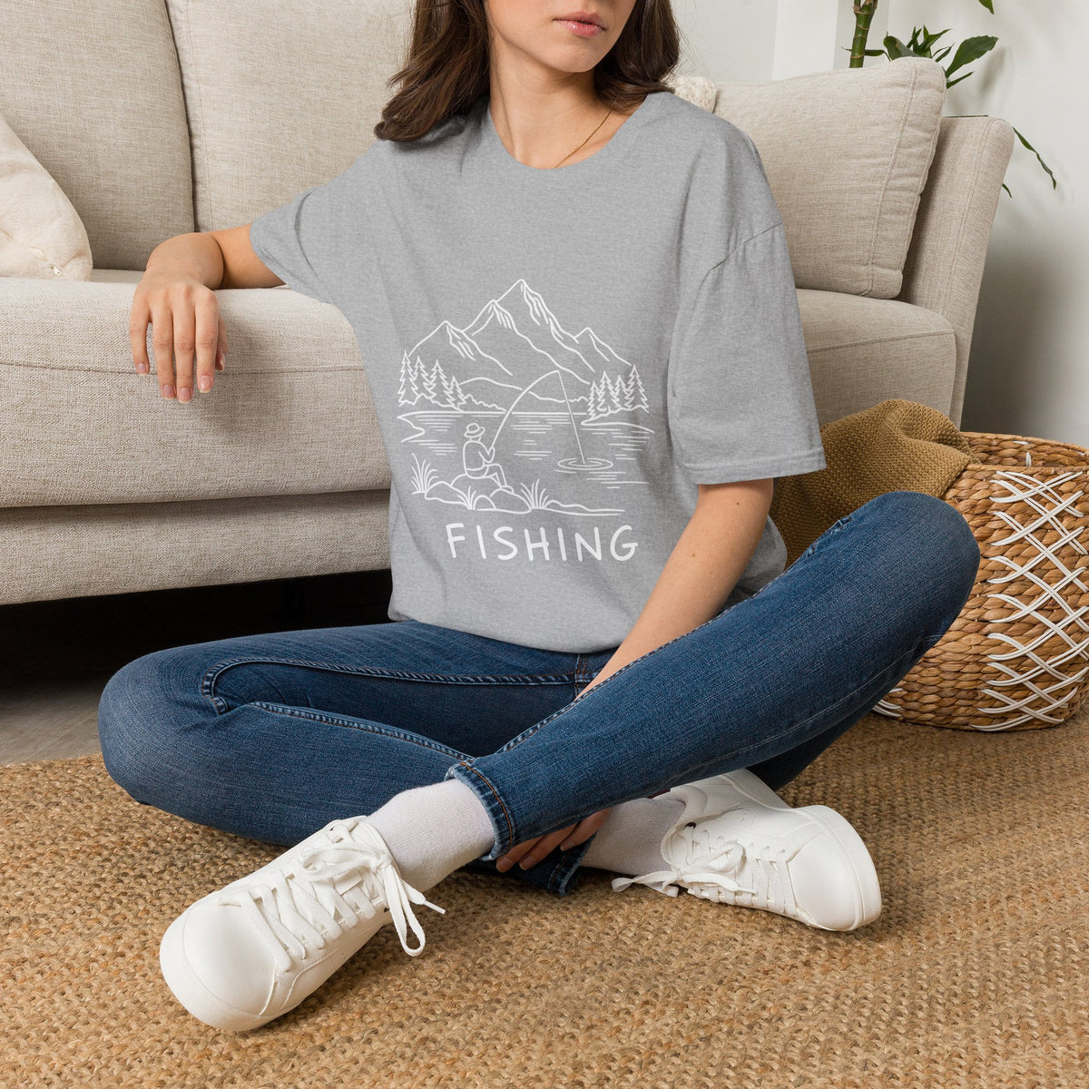 Fishing Landscape T-Shirt