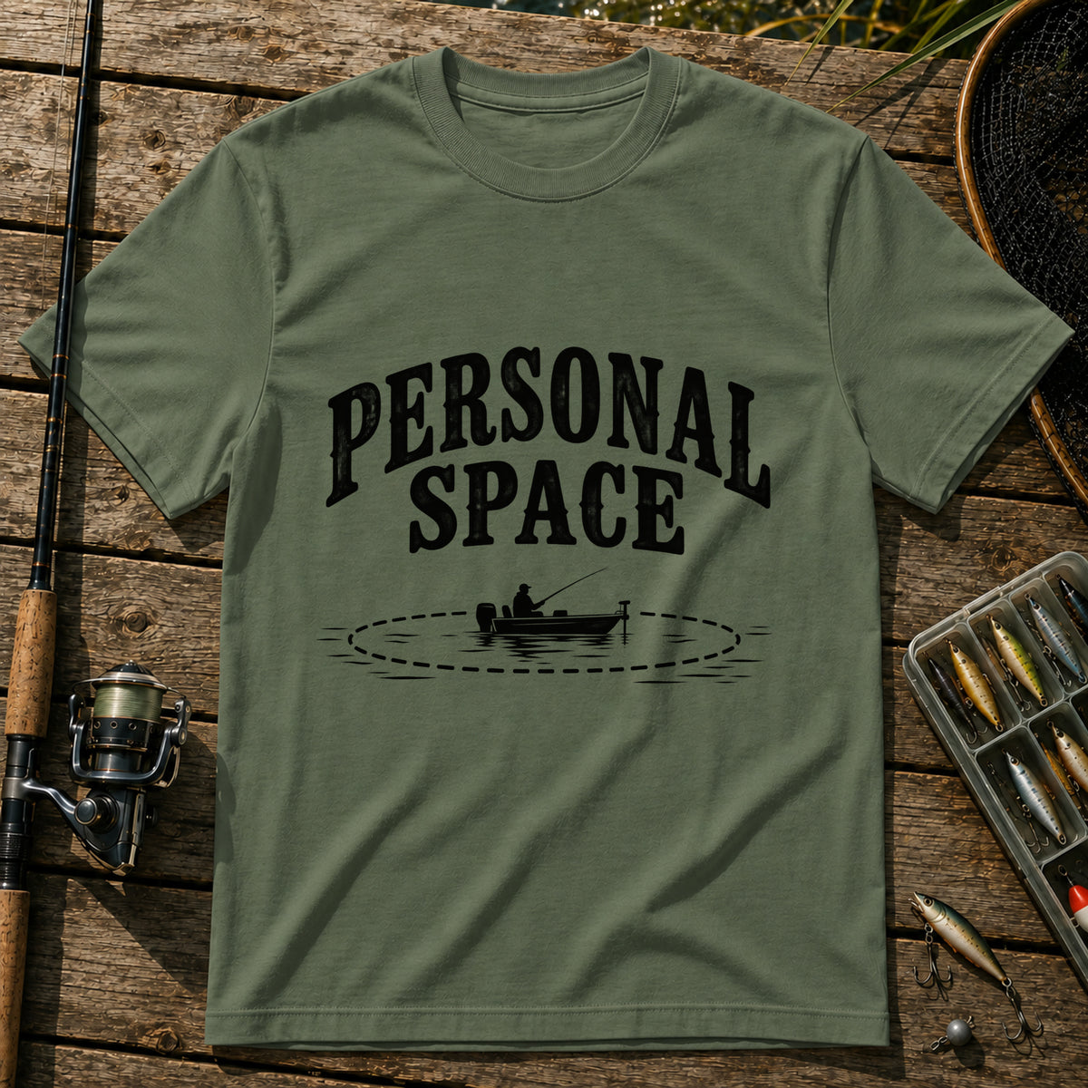 Personal Space T-Shirt in Military