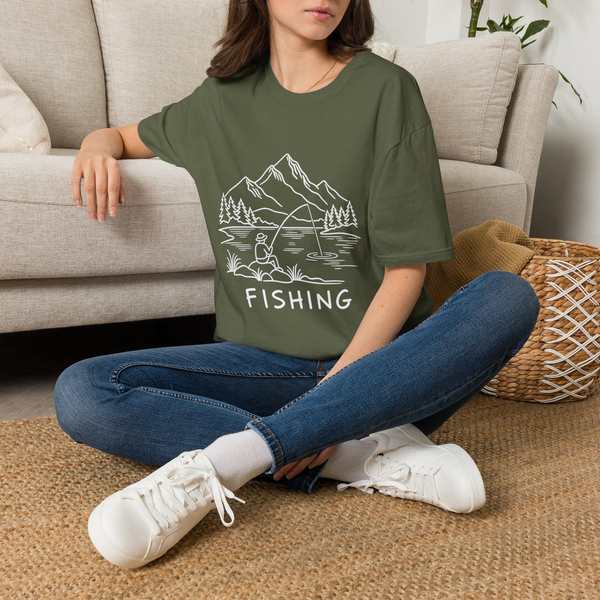 Fishing Landscape T-Shirt