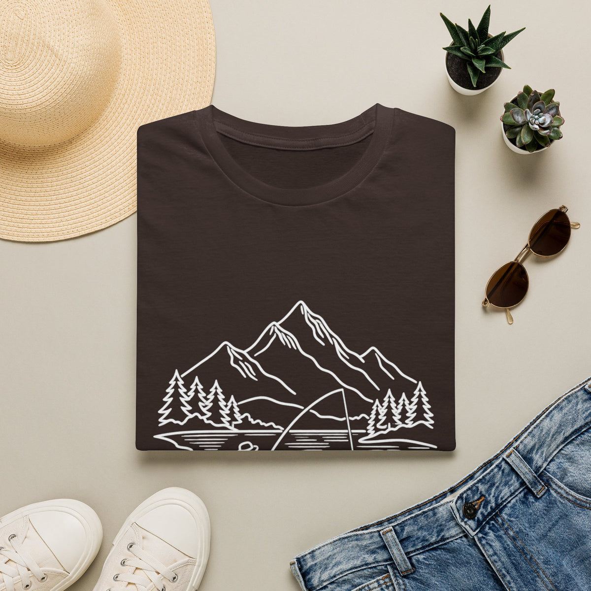 Fishing Landscape T-Shirt