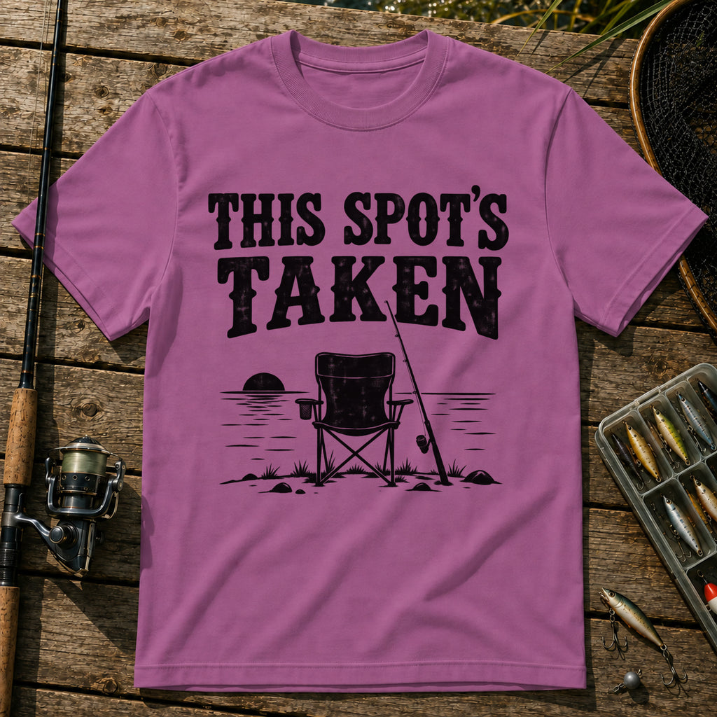 Spot Is Taken T-Shirt in Berry