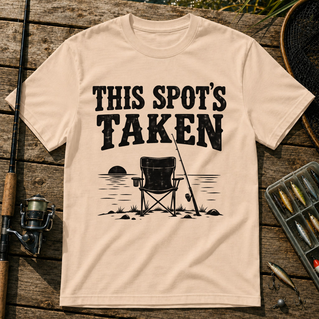 Spot Is Taken T-Shirt in Cream