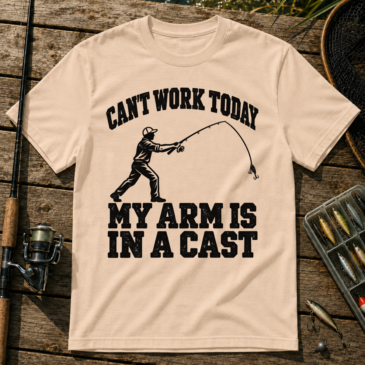 In A Cast T-Shirt in Cream