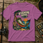 Fishing Mode T-Shirt in Berry