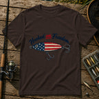 Hooked Freedom T-Shirt in Brown