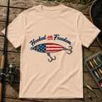 Hooked Freedom T-Shirt in Cream