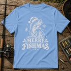 Fishmas T-Shirt in Blue